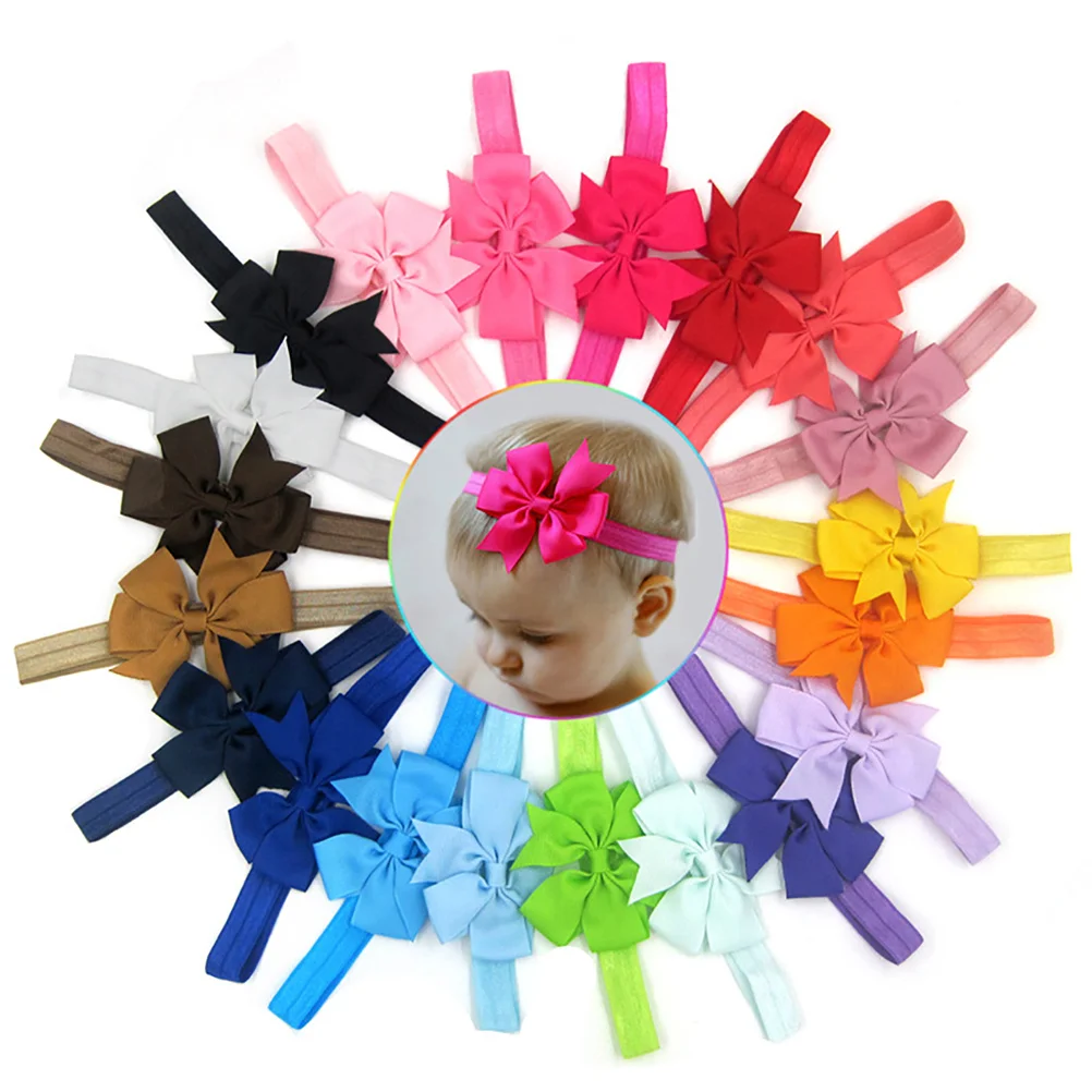 20Pcs Chiffon Bowknot Hairband Solid Color Headband for Shower Birthday Photo Props
20Pcs Chiffon Bowknot Hairband Solid Color Headband for Shower Birthday Photo Props