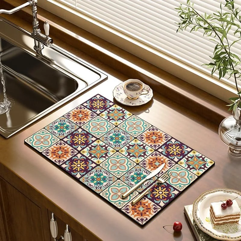 Colorful Coffee Maker Mat for Countertop Coffee Bar Drying Mat Trimmable PU Leather Surfa Absorbent Quick Drying Mat Countertop
Colorful Coffee Maker Mat for Countertop Coffee Bar Drying Mat Trimmable PU Leather Surfa Absorbent Quick Drying Mat Countertop