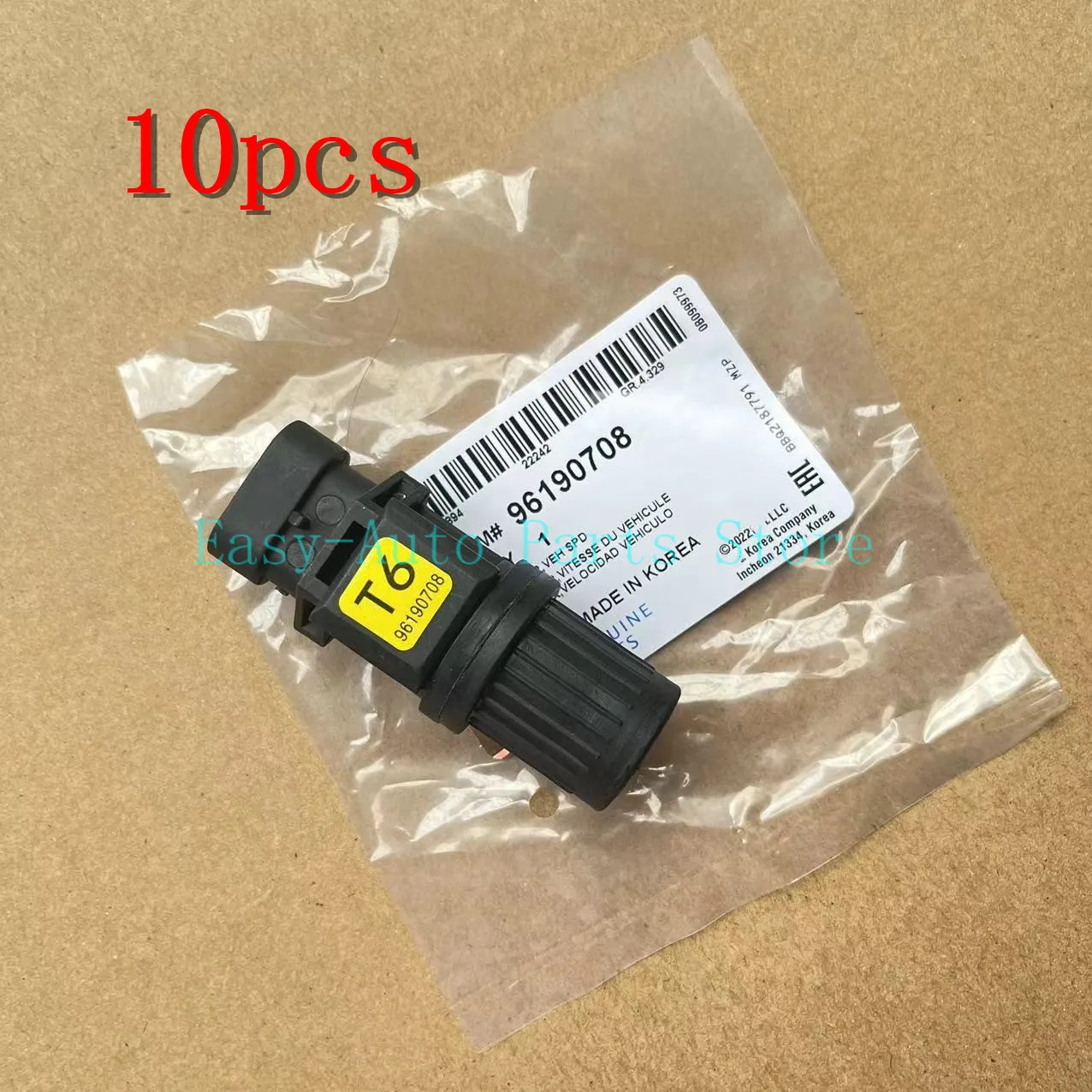 10 Pcs 96190708 Manual Transmission Speed Sensor For Chevrolet Aveo Aveo5 Daewoo Lanos Nubira Leganza Pontiac Wave SU9146 5S7656
10 Pcs 96190708 Manual Transmission Speed Sensor For Chevrolet Aveo Aveo5 Daewoo Lanos Nubira Leganza Pontiac Wave SU9146 5S7656