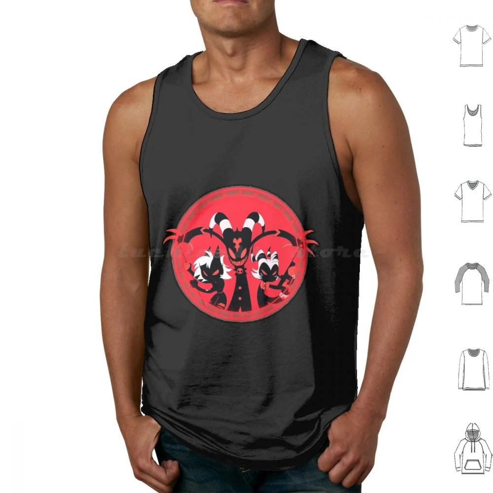 Helluva Tank Tops Vest Sleeveless Helluva Vivziepop Hazbin Angel Dust Hauntstory Hell Imp Alastor Demon Moxxie Millie Fanart
Helluva Tank Tops Vest Sleeveless Helluva Vivziepop Hazbin Angel Dust Hauntstory Hell Imp Alastor Demon Moxxie Millie Fanart