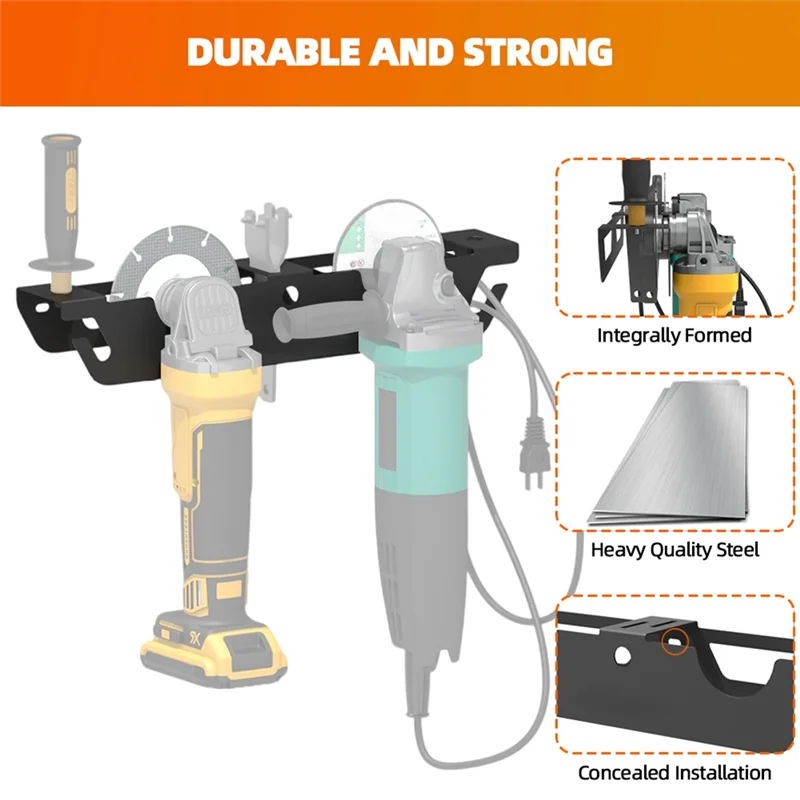 ABGH-Angle Grinder Bracket Metal Angle Grinder Rack Hook Wall Bracket Suitable For Angle Grinder Polisher
ABGH-Angle Grinder Bracket Metal Angle Grinder Rack Hook Wall Bracket Suitable For Angle Grinder Polisher