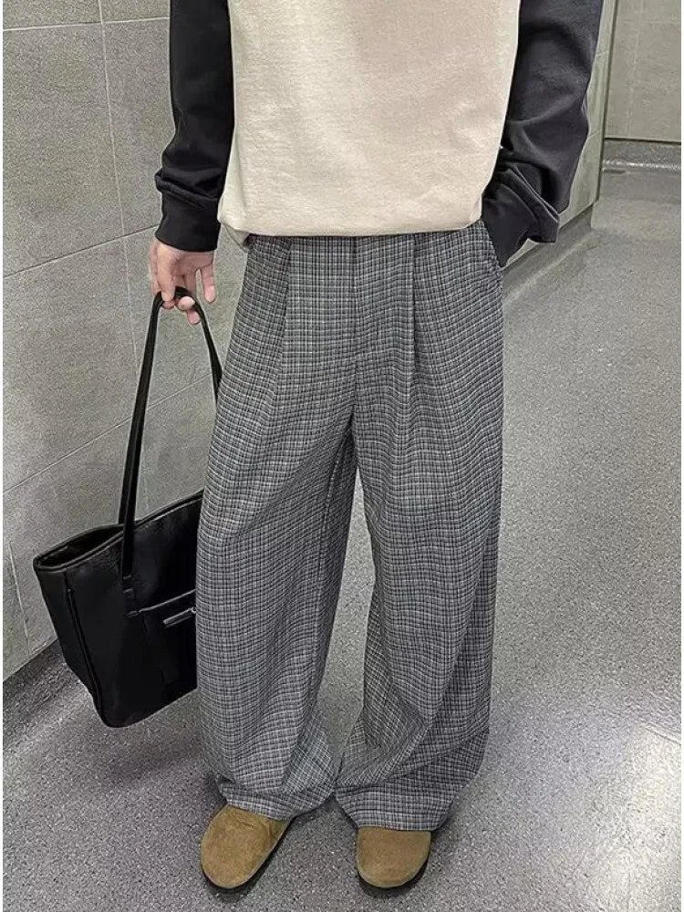 Men's Vintage American Sle Cheered Straight Leg Pants Dra Sensation Knife High End Feel Loose Fit Casual Trousers
Men's Vintage American Sle Cheered Straight Leg Pants Dra Sensation Knife High End Feel Loose Fit Casual Trousers