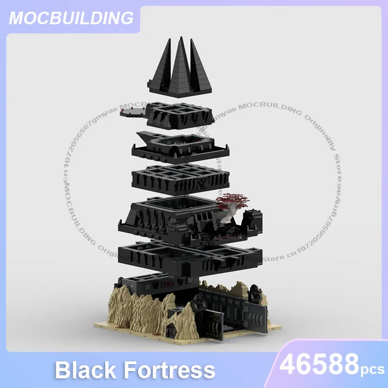 Black Fortress Modular Structure 7 Levels Full Interior MOC Building Blocks DIY Assemble Bricks Space Display Toy Gift 46588PCS
Black Fortress Modular Structure 7 Levels Full Interior MOC Building Blocks DIY Assemble Bricks Space Display Toy Gift 46588PCS
