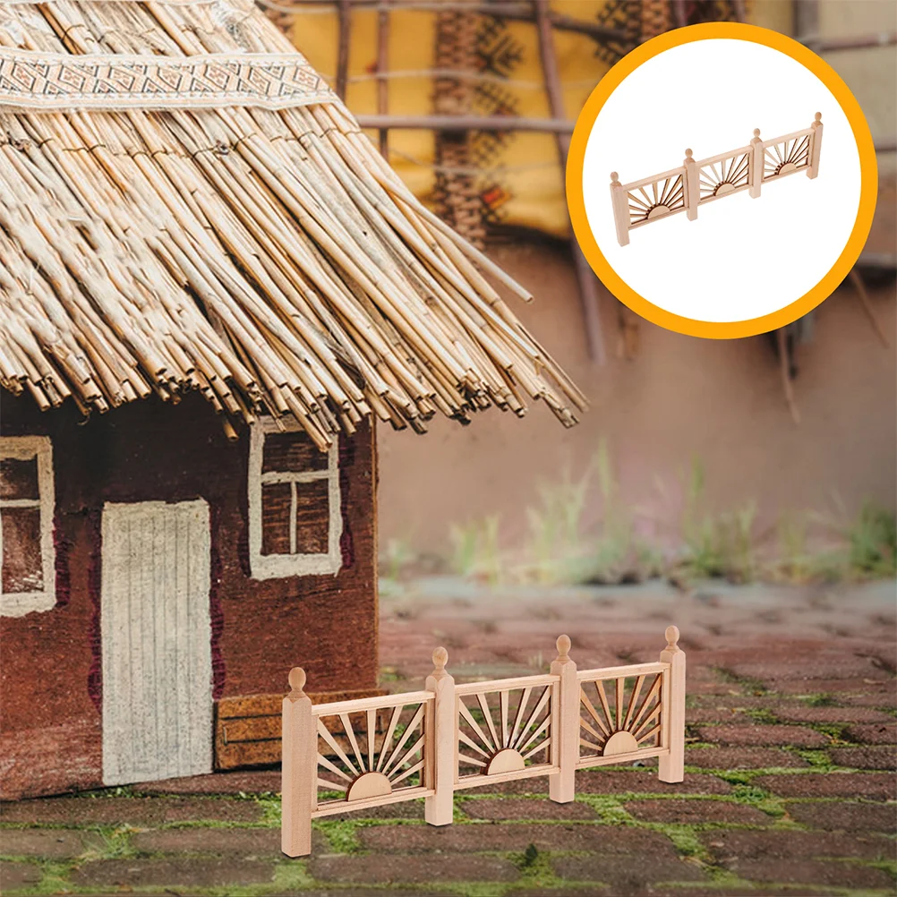 2 Pcs House Mini Fence for Crafts Decorative Fences Miniature Dollhouse Ornament Border 
2 Pcs House Mini Fence for Crafts Decorative Fences Miniature Dollhouse Ornament Border