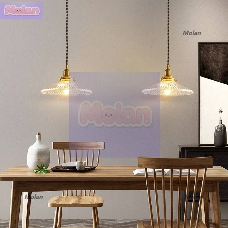 Brass glass Nordic Japanese lamps Modern simplicity Creative personalized art Dining room Dining table lights Restaurant small c
Brass glass Nordic Japanese lamps Modern simplicity Creative personalized art Dining room Dining table lights Restaurant small c