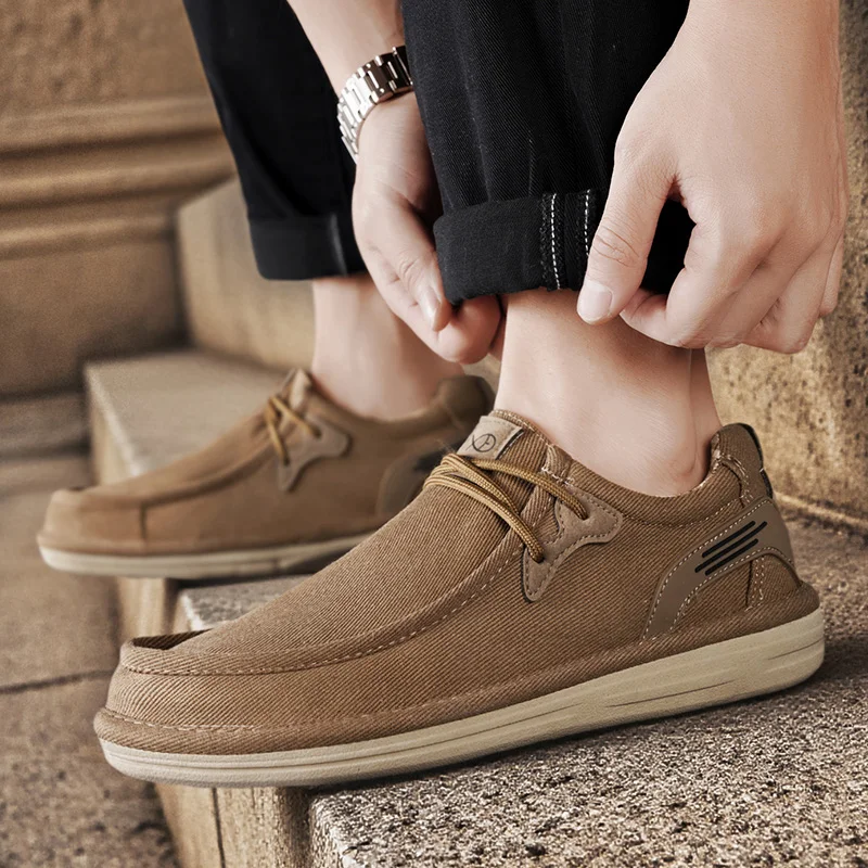 Canvas Sports Casual Shoes Mens Loafers Comfortable Lightweight Breathable Men's Casual Shoes Slip on Driving Shoes
Canvas Sports Casual Shoes Mens Loafers Comfortable Lightweight Breathable Men's Casual Shoes Slip on Driving Shoes