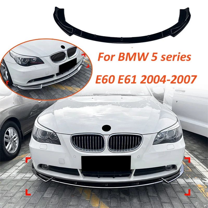 Для BMW 5 серии E60 E61 2004-2007 глянцевый черный автомобильный передний нижний бампер, спойлер, подбородок, разделитель губ, диффузор, дефлектор, защитная крышка
Для BMW 5 серии E60 E61 2004-2007 глянцевый черный автомобильный передний нижний бампер, спойлер, подбородок, разделитель губ, диффузор, дефлектор, защитная крышка