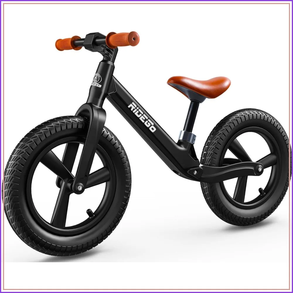 14 Inch Balance Bike for Kids 3-6 Years, Lightweight Push Bike with Adjustable Seat & Air Tires, Ride-on Toy Gift
14 Inch Balance Bike for Kids 3-6 Years, Lightweight Push Bike with Adjustable Seat & Air Tires, Ride-on Toy Gift