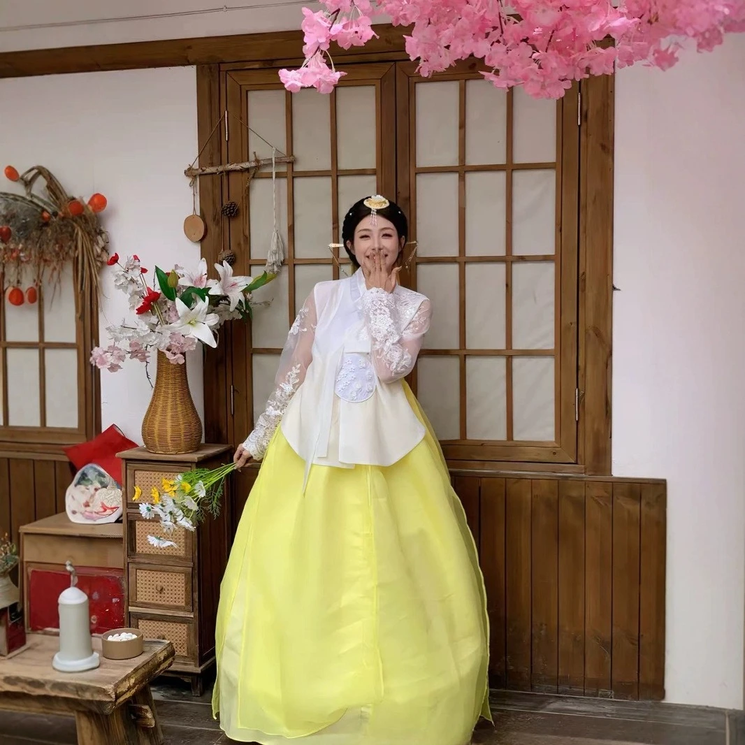 Korean Performance Costume Hanbok Court Dress Performance Traditional Ladies
Korean Performance Costume Hanbok Court Dress Performance Traditional Ladies