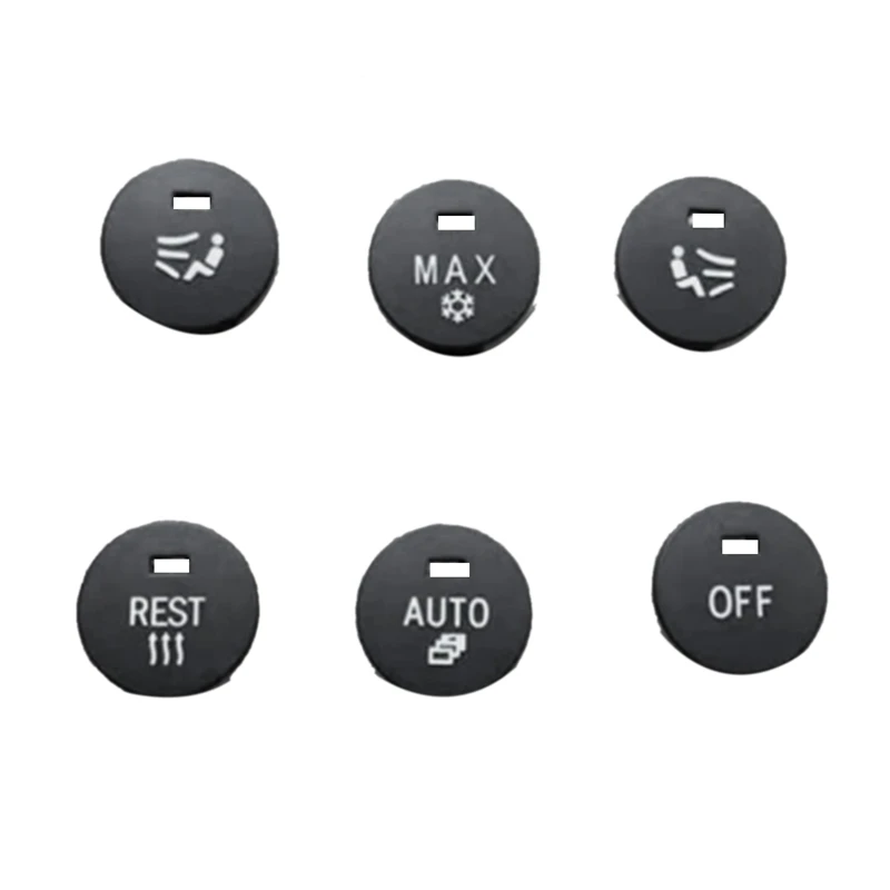 1Set/6Pcs Central Air AC Panel Switch Button For BMW 5 6 Series E60 E61 E63 E64 61319250196 OFF MAX REST AUTO Knob Cover Parts
1Set/6Pcs Central Air AC Panel Switch Button For BMW 5 6 Series E60 E61 E63 E64 61319250196 OFF MAX REST AUTO Knob Cover Parts