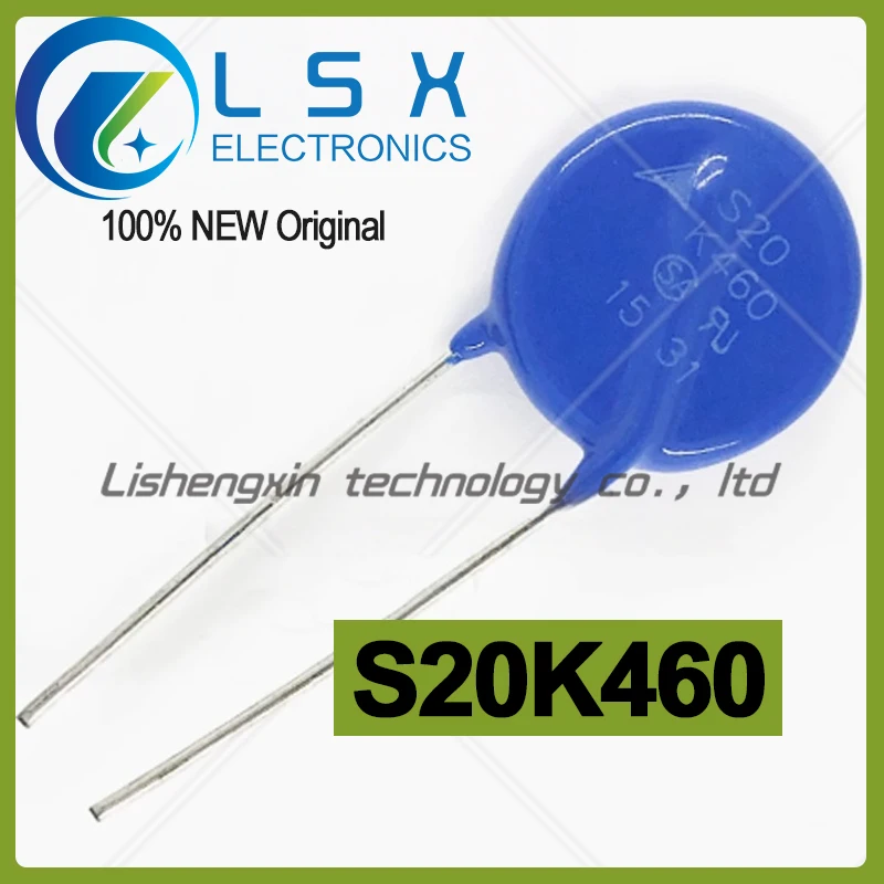 20pcs S20K460 B72220S461K101 460V 8000A 500pF Varistor Diameter 20MM New and Original
20pcs S20K460 B72220S461K101 460V 8000A 500pF Varistor Diameter 20MM New and Original