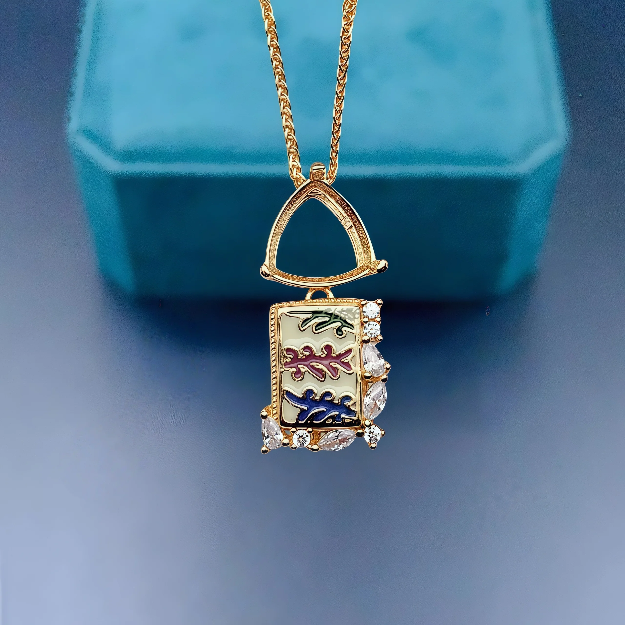 L S925 Sterling Silver DIY Empty Holder Pendant Settings 8mm Triangle Stone Fine Charm Jewelry Luxury Fashion Design for Woman
L S925 Sterling Silver DIY Empty Holder Pendant Settings 8mm Triangle Stone Fine Charm Jewelry Luxury Fashion Design for Woman