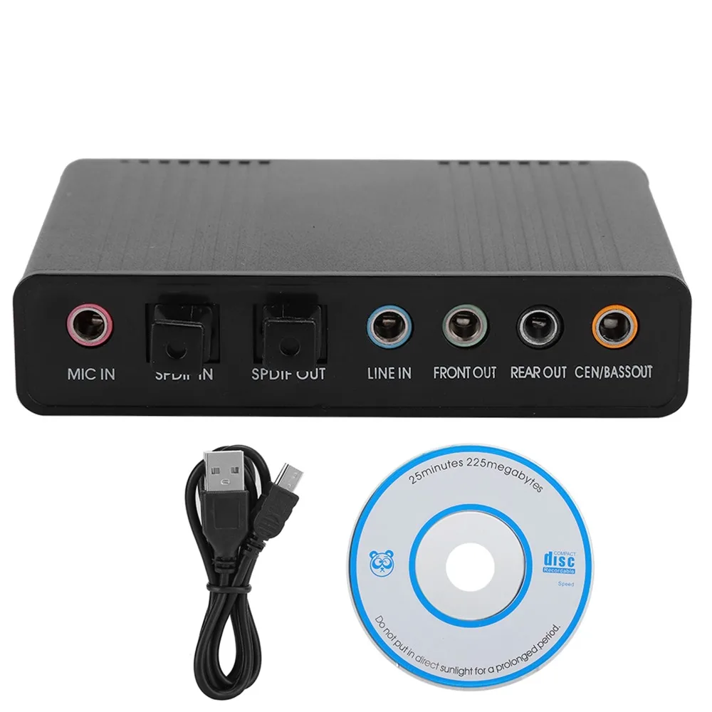 Digital Audio 5.1 Channel USB Sound Card Plug and Play External Sound Card Optical Audio Sound Card PC Use
Digital Audio 5.1 Channel USB Sound Card Plug and Play External Sound Card Optical Audio Sound Card PC Use