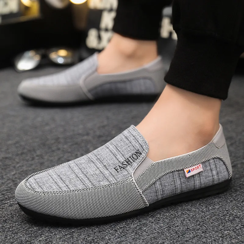 Men's Casual Canvas Shoes Korean Style Non-slip Walking Slip on Loafers Round Head Lightweight Sneakers Zapatillas De Hombre
Men's Casual Canvas Shoes Korean Style Non-slip Walking Slip on Loafers Round Head Lightweight Sneakers Zapatillas De Hombre