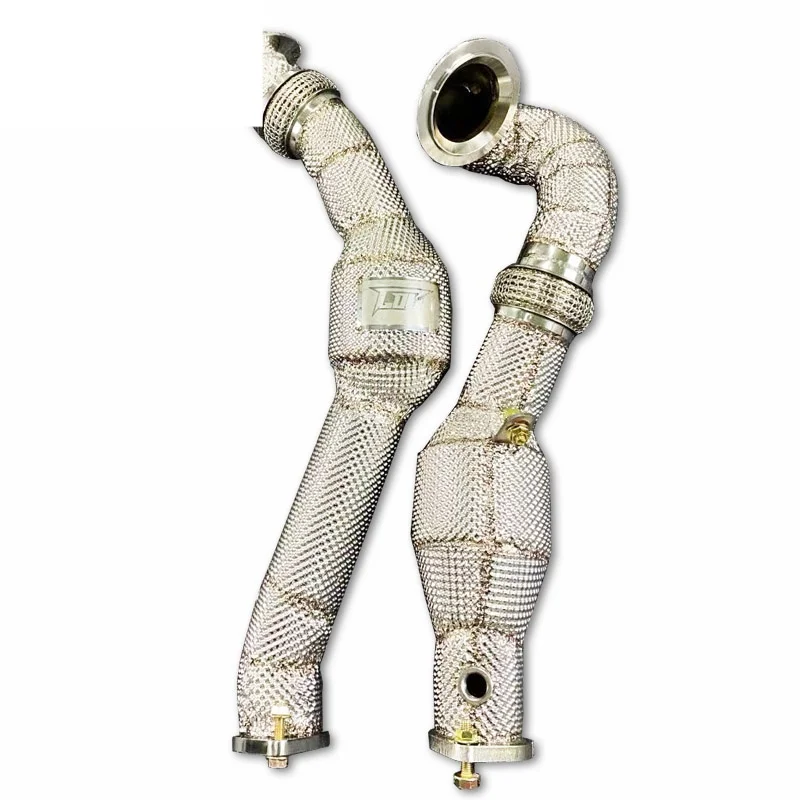 Head Section High flow Pipes Exhaust Pipes branch downpipe Exhaust Pipe with catalyst For BMW 1M E82 3.0T N54 2012-2015
Head Section High flow Pipes Exhaust Pipes branch downpipe Exhaust Pipe with catalyst For BMW 1M E82 3.0T N54 2012-2015