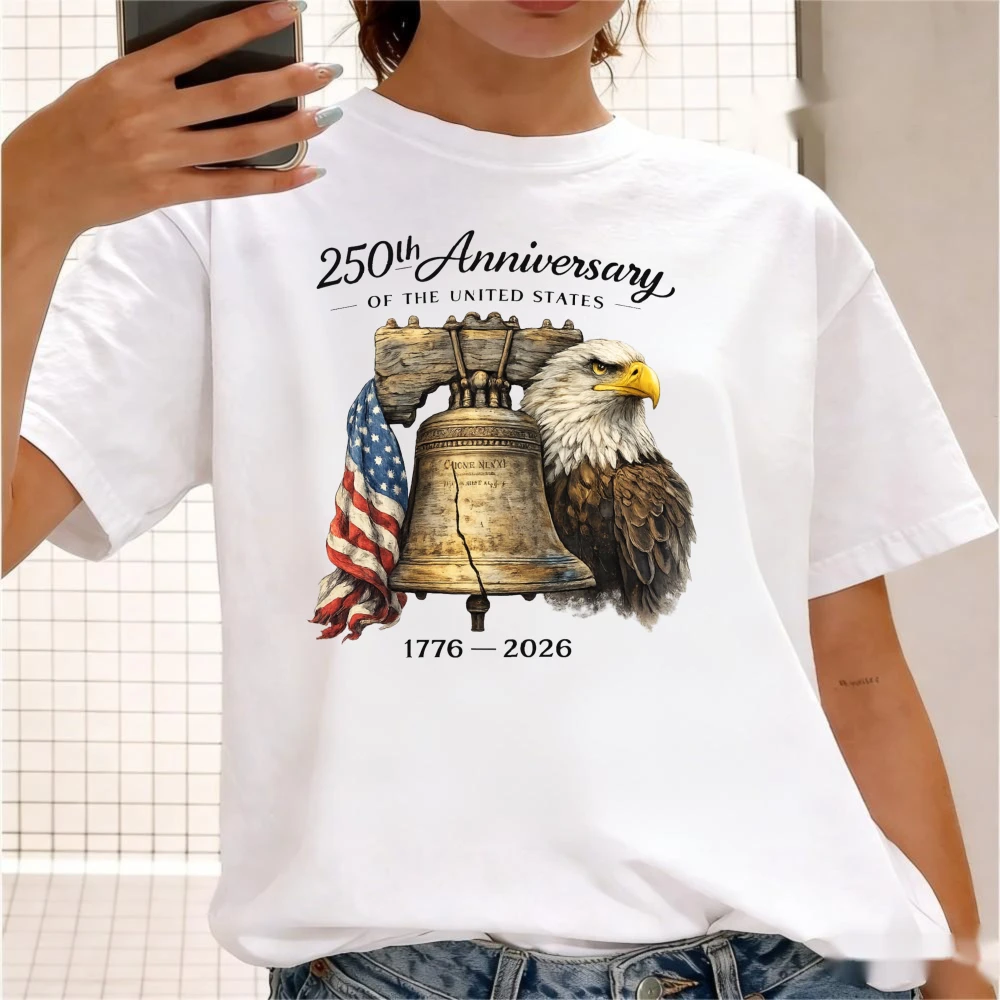 America 250th Anniversary Shirt Liberty Bell Eagle Patriotic Tee 1776-2026 Independence Day T-Shirt Men Women Fashion Casual Top
America 250th Anniversary Shirt Liberty Bell Eagle Patriotic Tee 1776-2026 Independence Day T-Shirt Men Women Fashion Casual Top