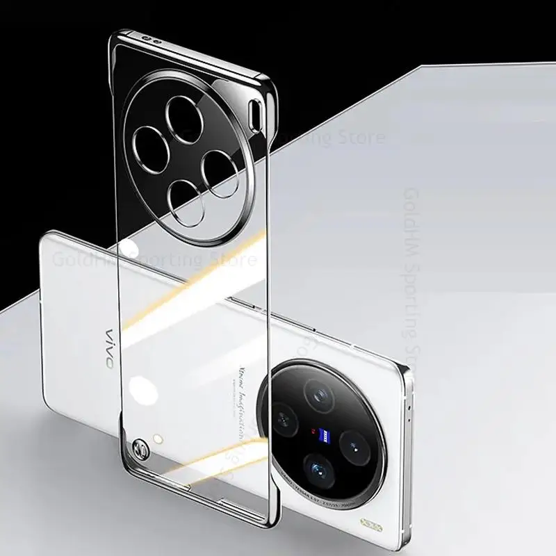 Capa For vivo X100 Pro Frameless Plating Phone Case For VIVO X90 Pro Plus HD Transparent Borderless Cover For Vivo X100 X80 Pro
Capa For vivo X100 Pro Frameless Plating Phone Case For VIVO X90 Pro Plus HD Transparent Borderless Cover For Vivo X100 X80 Pro