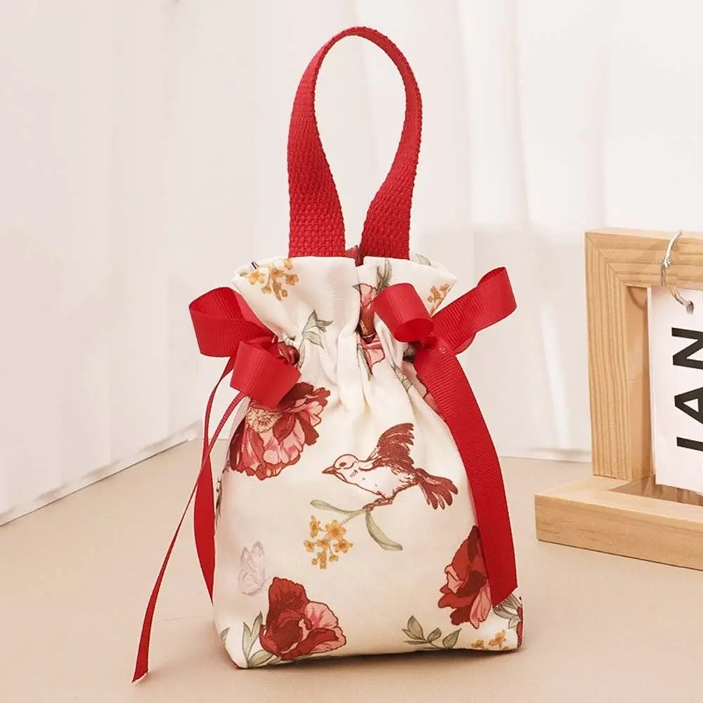 Bird Canvas Drawstring Bag Floral Large Capacity Festive Sugar Bag Coin Purse Wallet Korean Style Bowknot Handbag Wedding
Bird Canvas Drawstring Bag Floral Large Capacity Festive Sugar Bag Coin Purse Wallet Korean Style Bowknot Handbag Wedding