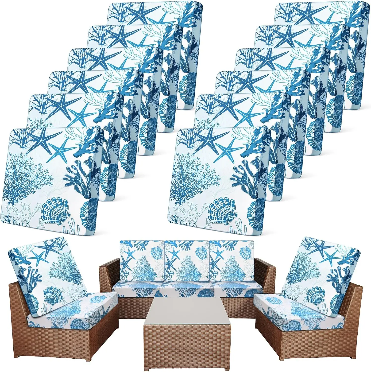 12 Pcs Patio Stretch Outdoor Cushion Covers Sofa Couch Covers Replacement Couch Slipcover For Sofa Seat Chair Porch Patio
12 Pcs Patio Stretch Outdoor Cushion Covers Sofa Couch Covers Replacement Couch Slipcover For Sofa Seat Chair Porch Patio