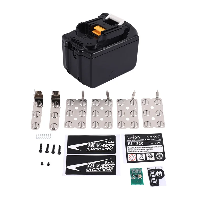 BL1890 Li-Ion Battery Case PCB Charging Protection Circuit Board Shell Box BL1860-15 For 18V 9.0Ah Sticker Label-ABIU
BL1890 Li-Ion Battery Case PCB Charging Protection Circuit Board Shell Box BL1860-15 For 18V 9.0Ah Sticker Label-ABIU