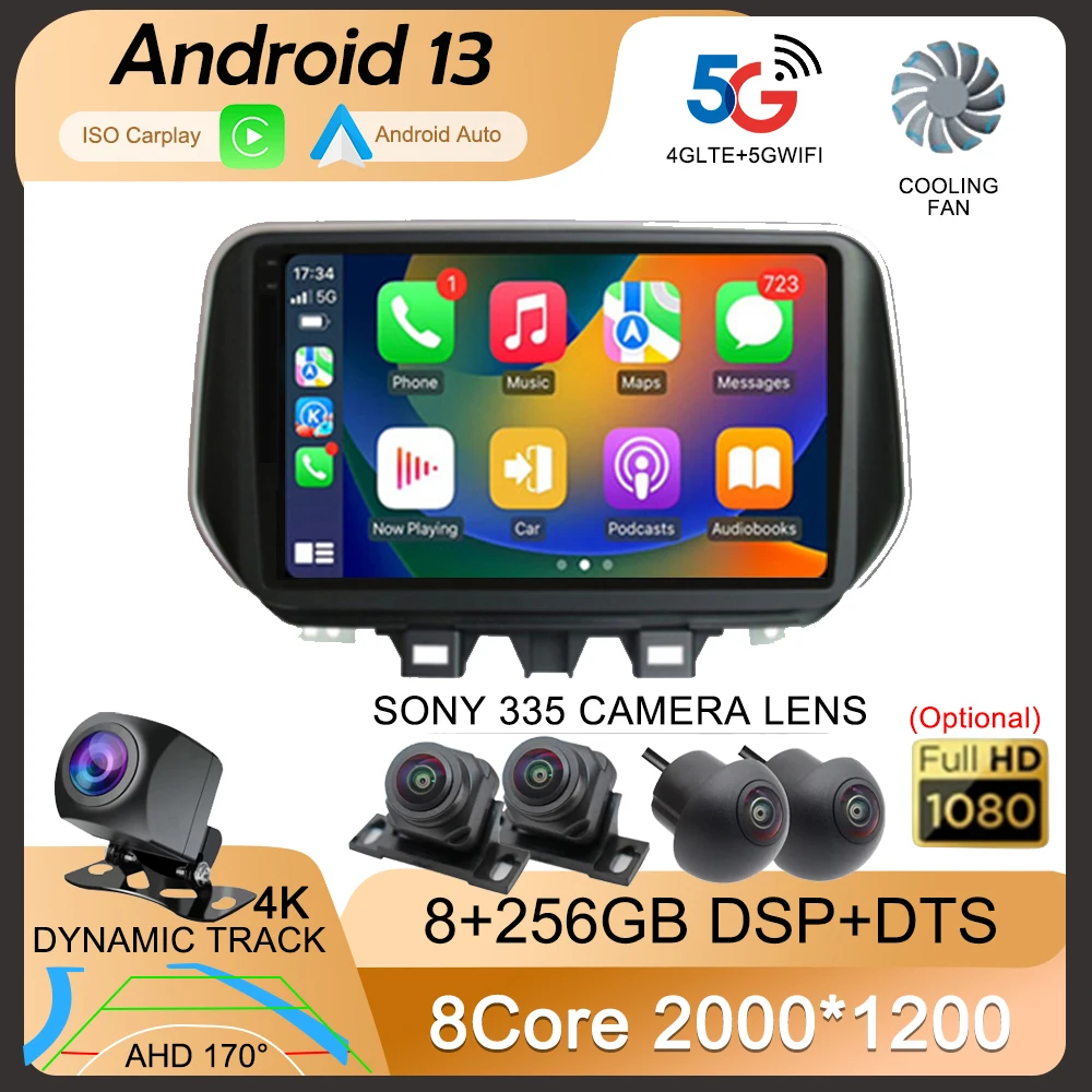 Android 14 For Hyundai Tucson IX35 2018 2019 2020 Car Radio Video Player Multimedia Navigation GPS BT DSP Stereo Head Unit Auto
Android 14 For Hyundai Tucson IX35 2018 2019 2020 Car Radio Video Player Multimedia Navigation GPS BT DSP Stereo Head Unit Auto