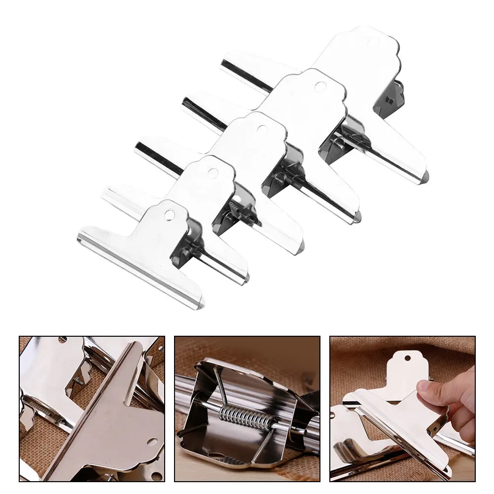 5Pcs Multifunctional File Clamps Metal Clips Large Bill Holder Paper Clamps Clips for Office School Document Organization
5Pcs Multifunctional File Clamps Metal Clips Large Bill Holder Paper Clamps Clips for Office School Document Organization