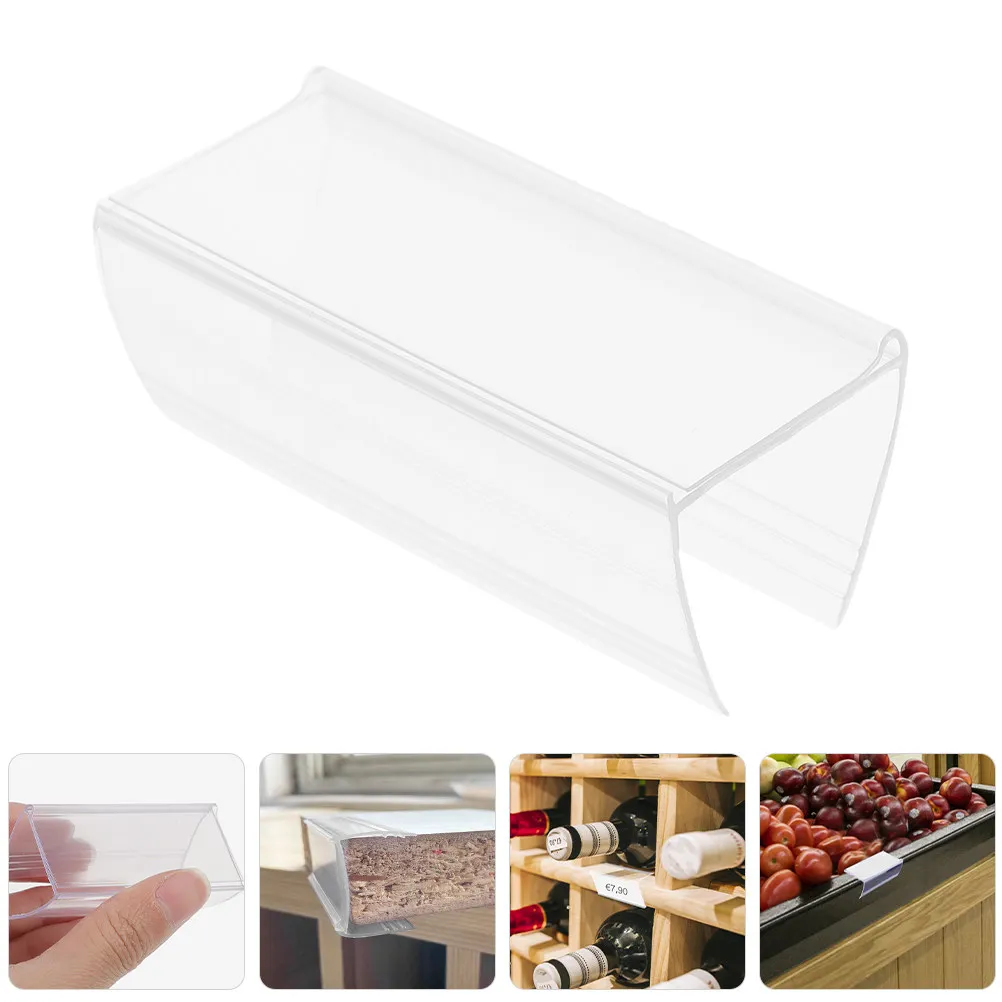60Pcs Transparent Price Tag Holder Shelf Label Display Stand for Supermarket Retail Store Vegetable Fruit Price Signs Indoor
60Pcs Transparent Price Tag Holder Shelf Label Display Stand for Supermarket Retail Store Vegetable Fruit Price Signs Indoor