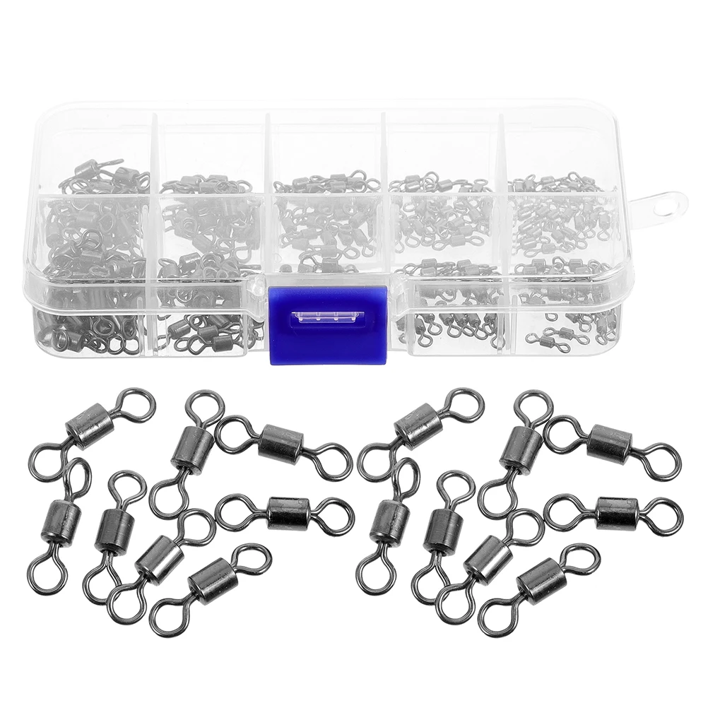 210pcs Connector Trolling Tackle High Carbon Fishing Rolling Swivel Steel Fishing Accessories Smooth Rolling Hook
210pcs Connector Trolling Tackle High Carbon Fishing Rolling Swivel Steel Fishing Accessories Smooth Rolling Hook