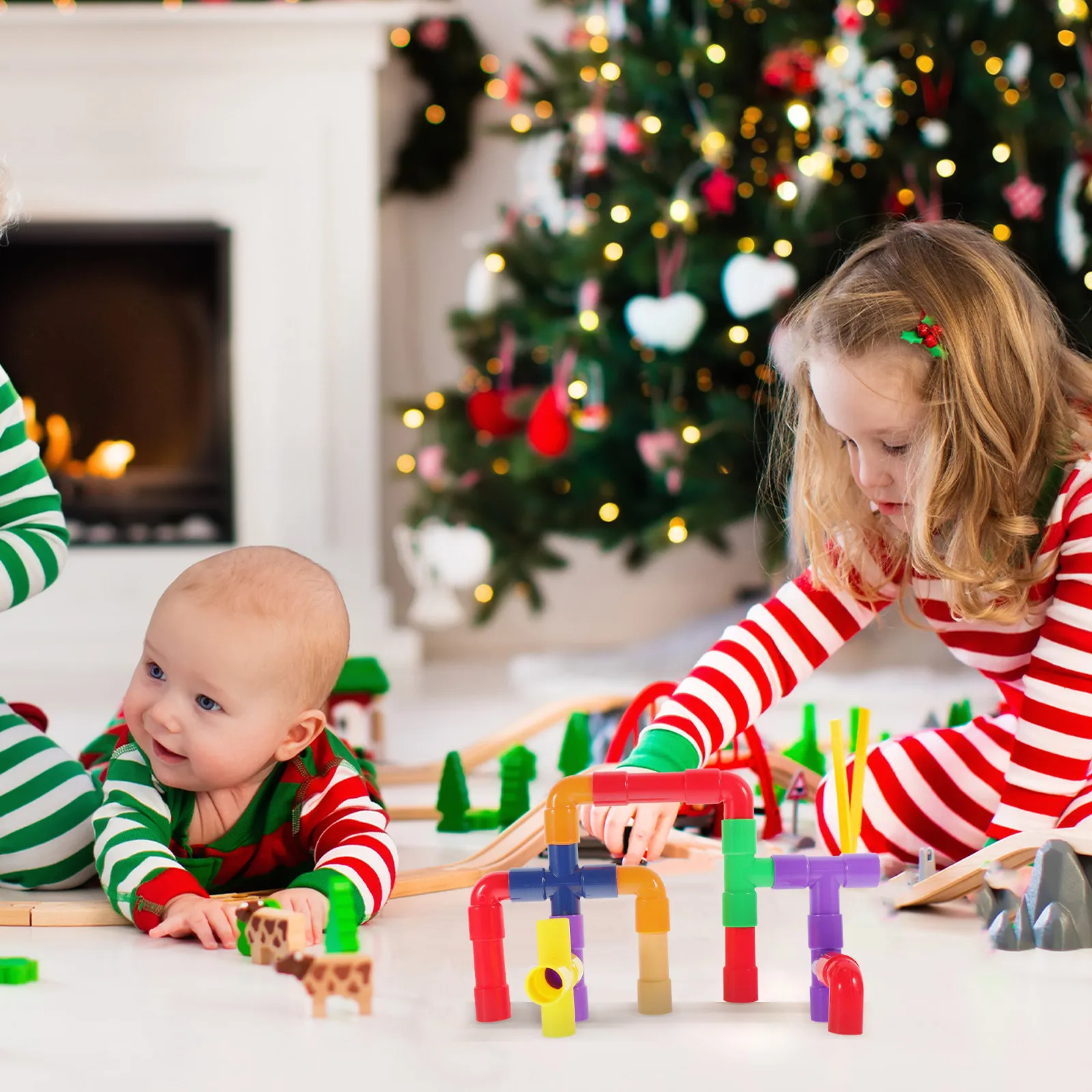 Kid Stacking Plaything Funny Connect Toys Child for Toddlers Construction
Kid Stacking Plaything Funny Connect Toys Child for Toddlers Construction