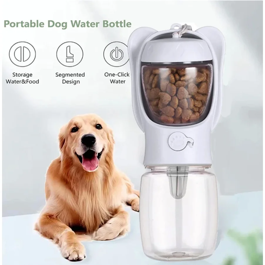 Portable Dog Cat Water Bottle with Storage Food and Water Container Suitable for Pet Dog Feeding Outdoor Travel Pet Supplies
Portable Dog Cat Water Bottle with Storage Food and Water Container Suitable for Pet Dog Feeding Outdoor Travel Pet Supplies