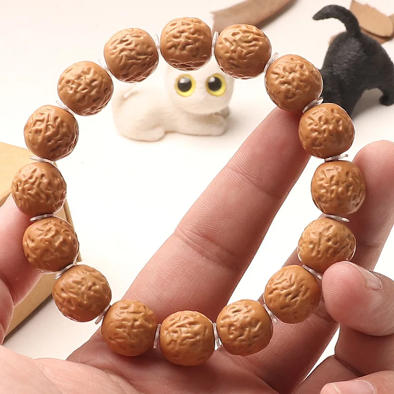 Unbleached Full Quality Hand Carved Walnut Jujube Shape Single Circle Wrist Bracelet for Men and Women to Play with Gifts
Unbleached Full Quality Hand Carved Walnut Jujube Shape Single Circle Wrist Bracelet for Men and Women to Play with Gifts
