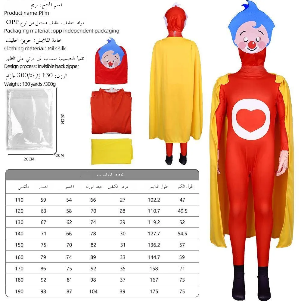 Cross-Border New Prim Cosplay Costume Children's Role-Playing Onesie Stage Performance Costume Halloween Performance Suit
Cross-Border New Prim Cosplay Costume Children's Role-Playing Onesie Stage Performance Costume Halloween Performance Suit