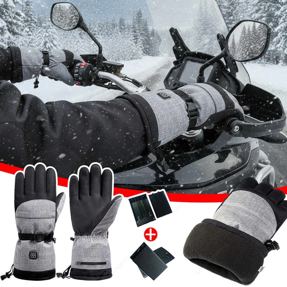 1Pair Heated Gloves Thermal Electric Winter Heating Gloves 5000mAh Battery Waterproof for Outdoor Climbing Hiking Skiing Cycling
1Pair Heated Gloves Thermal Electric Winter Heating Gloves 5000mAh Battery Waterproof for Outdoor Climbing Hiking Skiing Cycling