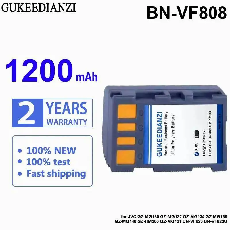 Аккумулятор для камеры BN-VF808 1200 мАч для Jvc GZ-MG130 GZ-MG132 GZ-MG134 GZ-MG135 GZ-MG148 GZ-HM200 GZ-MG131 BN-VF823U
Аккумулятор для камеры BN-VF808 1200 мАч для Jvc GZ-MG130 GZ-MG132 GZ-MG134 GZ-MG135 GZ-MG148 GZ-HM200 GZ-MG131 BN-VF823U