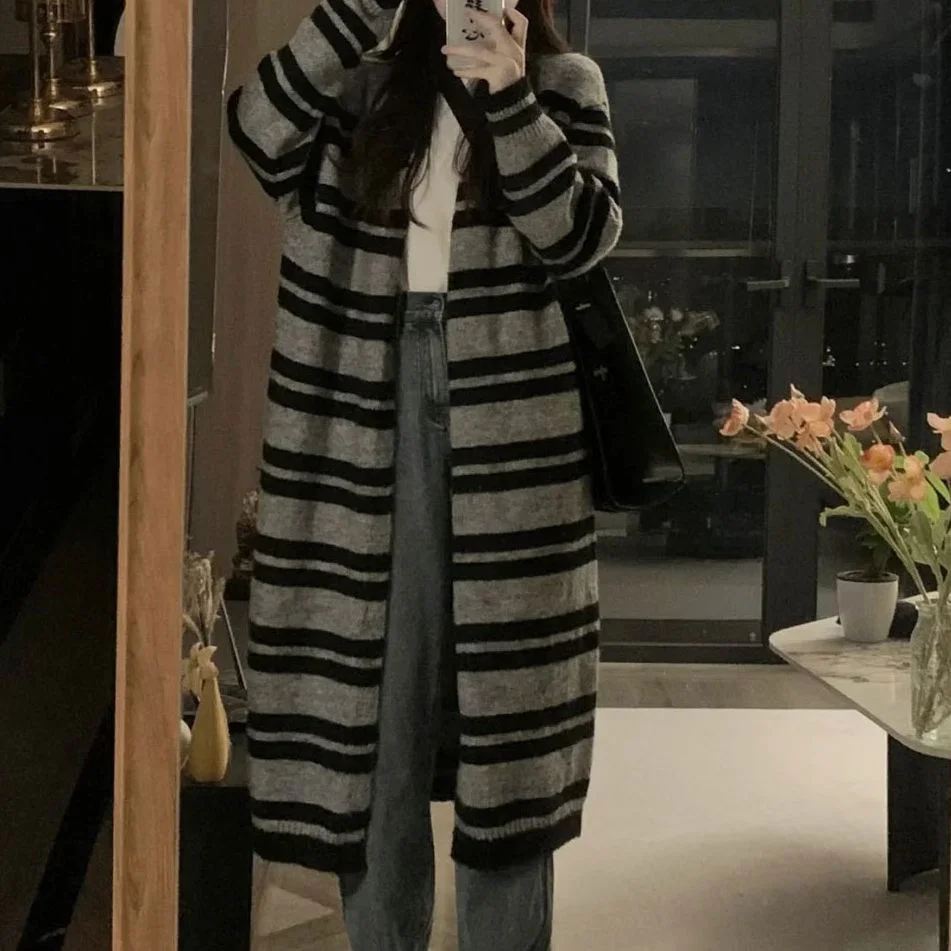 Mid-Long Cardigans Woman Long Womens Spring Openknit Knitted High-End Slim-Fitting Minimalism Splicing Hem Warm Lace Lightweight
Mid-Long Cardigans Woman Long Womens Spring Openknit Knitted High-End Slim-Fitting Minimalism Splicing Hem Warm Lace Lightweight