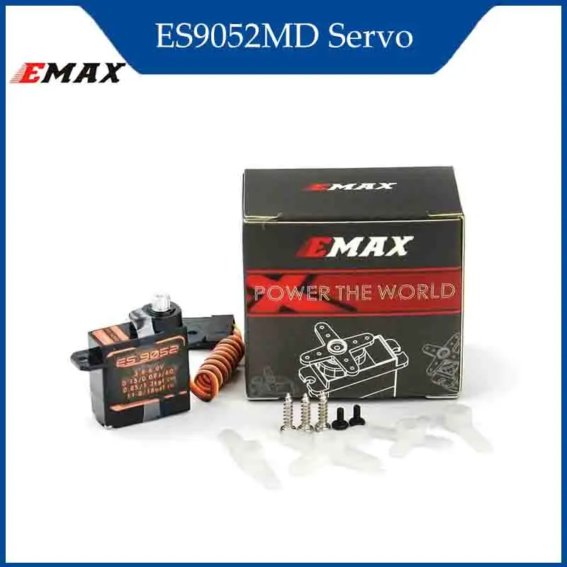 EMAX ES9052MD цифровой металлический сервопривод 5,5 г с шестернями для FPV самолета-дрона RC аксессуары
EMAX ES9052MD цифровой металлический сервопривод 5,5 г с шестернями для FPV самолета-дрона RC аксессуары