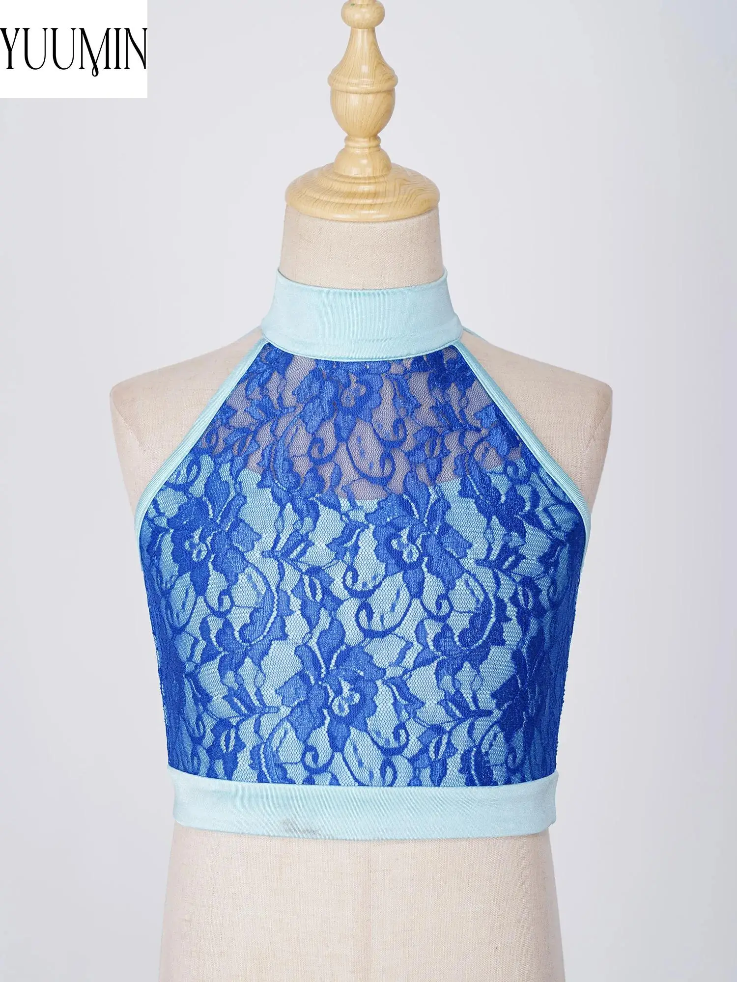 Kids Girls Mock Neck Sleeveless Lace Gymnastics Dance Top with Soft Lining for Figure Skating Dancing Performance
Kids Girls Mock Neck Sleeveless Lace Gymnastics Dance Top with Soft Lining for Figure Skating Dancing Performance