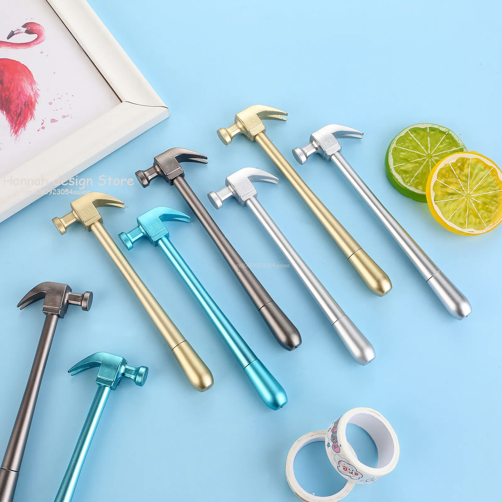 Metallic Hammer Tools Stationery Creative Gel Pen Simulation School Office Supply Cute Kawaii Funny Gift Prize
Metallic Hammer Tools Stationery Creative Gel Pen Simulation School Office Supply Cute Kawaii Funny Gift Prize