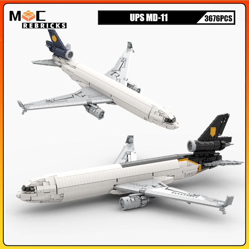 MOC Military Series Building Block RP-300 UPS Lufthansa Cargo MD-11 Cargo Aircraft Model Technology Bricks Boy Toys Xmas Gifts
MOC Military Series Building Block RP-300 UPS Lufthansa Cargo MD-11 Cargo Aircraft Model Technology Bricks Boy Toys Xmas Gifts