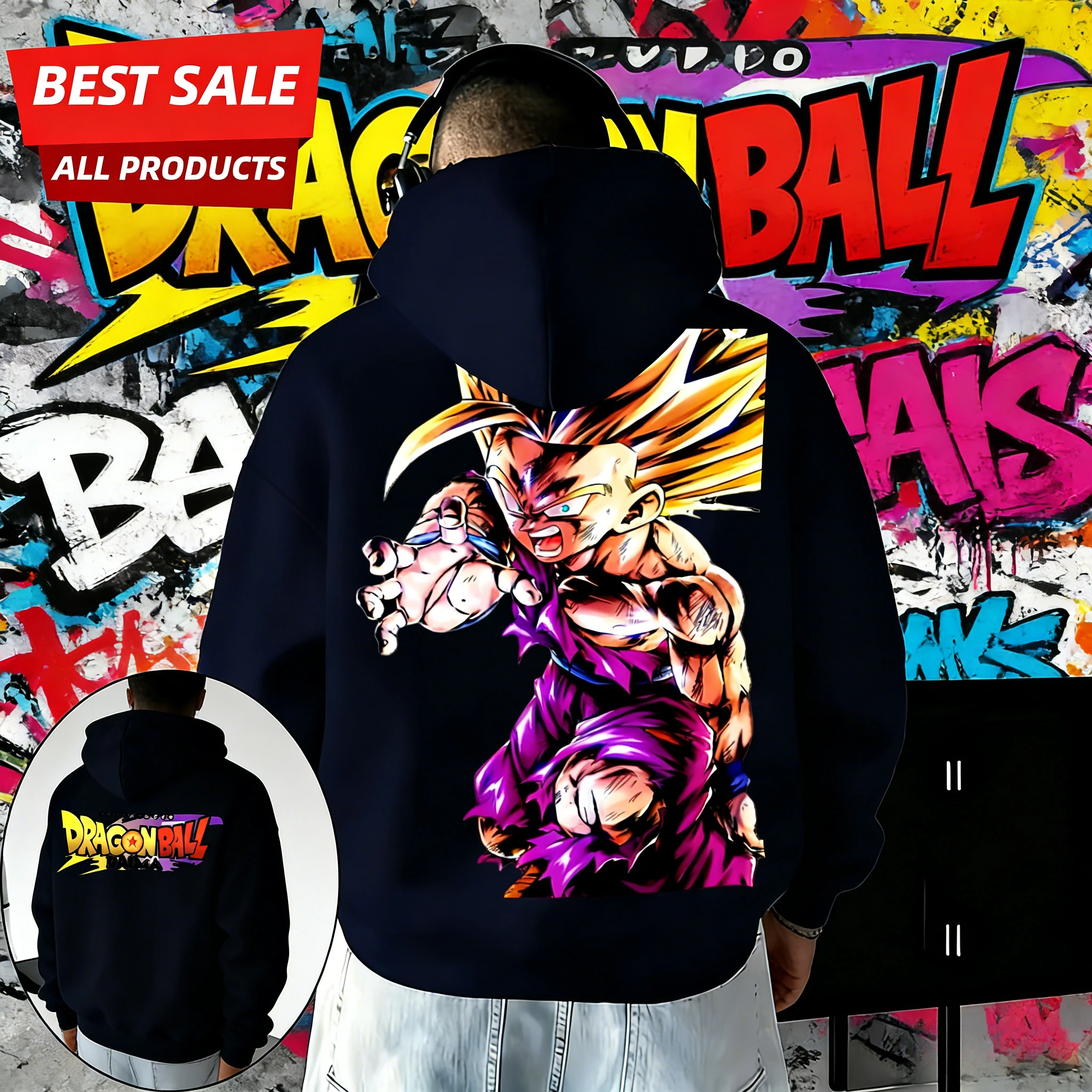 2026 Autumn Winter Dragon Ball DAIMA Hoodie | 100% Cotton Vintage Gohan Vs Cell Print Ultra Unisex Pullover for DBZ Fanatics
2026 Autumn Winter Dragon Ball DAIMA Hoodie | 100% Cotton Vintage Gohan Vs Cell Print Ultra Unisex Pullover for DBZ Fanatics