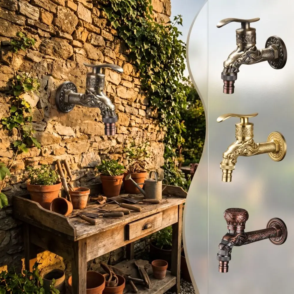Bronze Ceramic Valve Core Dragon Faucet Bronze Finish Zinc Alloy Antique Tap Carved 4-pin Interface Washing Machine Faucet
Bronze Ceramic Valve Core Dragon Faucet Bronze Finish Zinc Alloy Antique Tap Carved 4-pin Interface Washing Machine Faucet