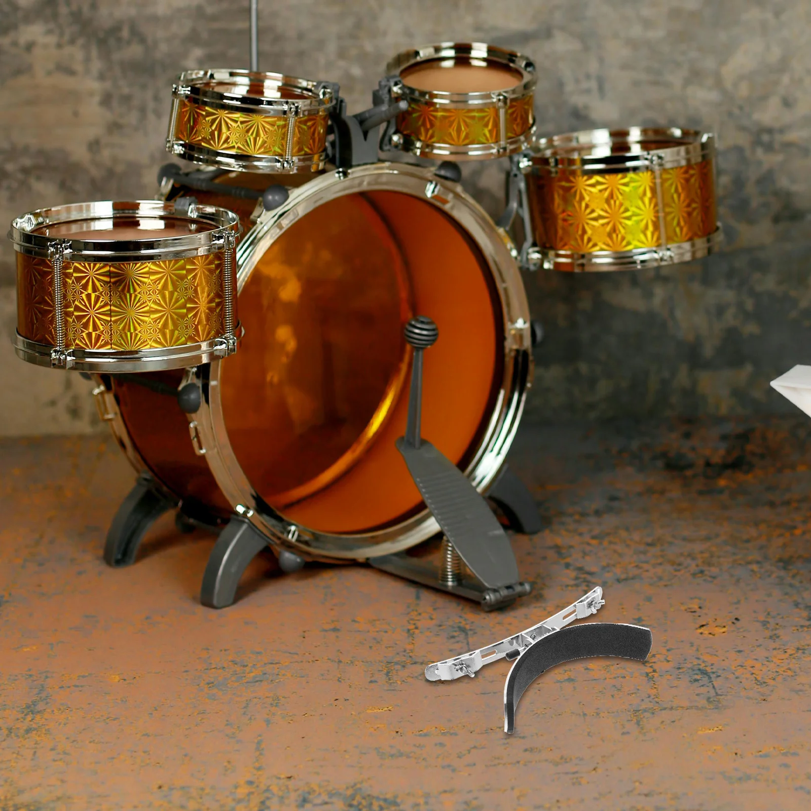 Premium Drum Leg Support Accessory Heavy-Duty Snare Drum Metal Support Stable Instrument Part for Performance and Practice