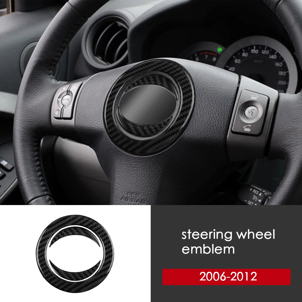 3pcs Carbon Fiber Center Console Steering Wheel Center Panel Cover Trim Decal Sticker for Toyota RAV4 2006-2012
3pcs Carbon Fiber Center Console Steering Wheel Center Panel Cover Trim Decal Sticker for Toyota RAV4 2006-2012