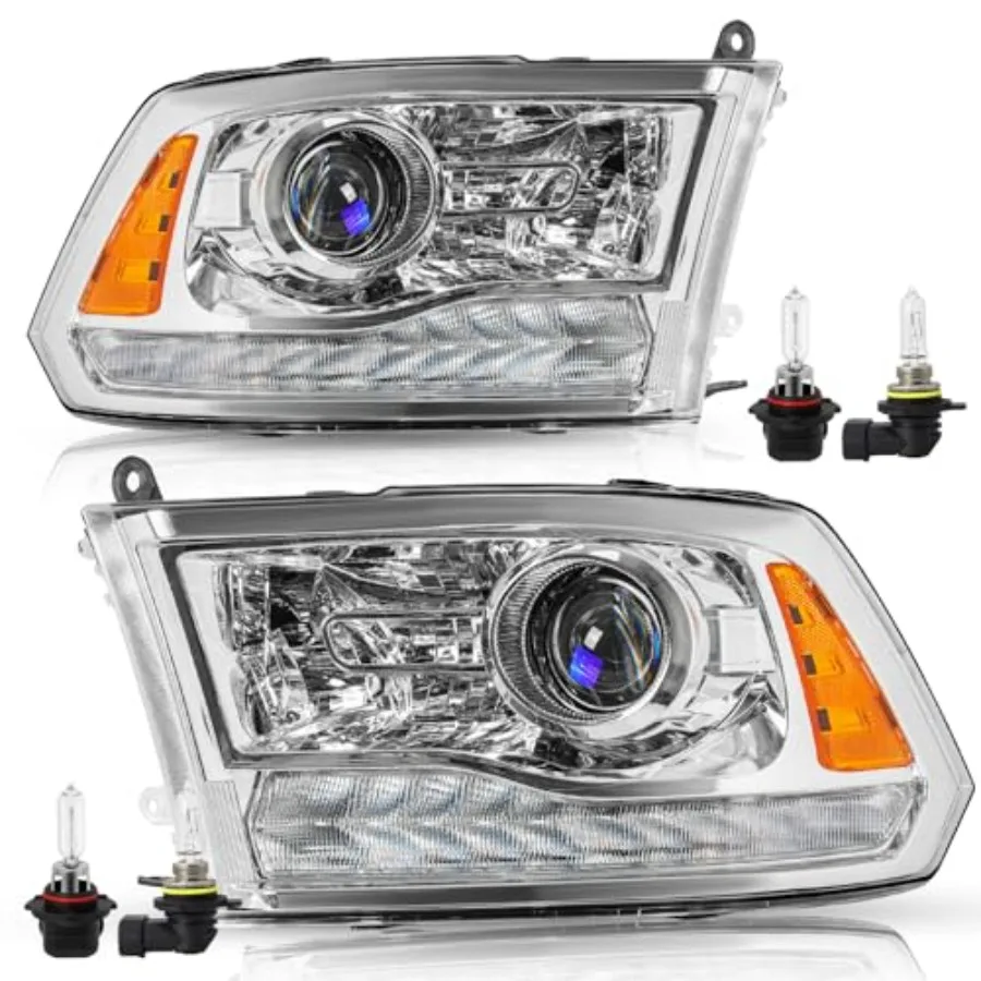 Factory Projector Headlights Assembly Fit for 2013-2018 Dodge Ram 1500 2500 3500 OE Style Replacement Halogen Headlamp with LED
Factory Projector Headlights Assembly Fit for 2013-2018 Dodge Ram 1500 2500 3500 OE Style Replacement Halogen Headlamp with LED