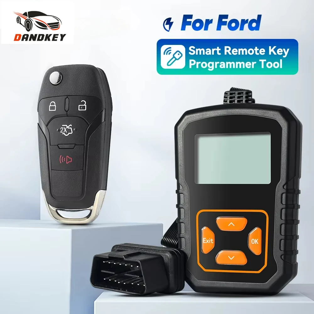 Dandkey Programmer Key Tool Remote Car Key 315Mhz / 433Mz / 902Mhz For Ford Explorer F-150 F-250 F-350 Ranger Fusion Mondeo
Dandkey Programmer Key Tool Remote Car Key 315Mhz / 433Mz / 902Mhz For Ford Explorer F-150 F-250 F-350 Ranger Fusion Mondeo