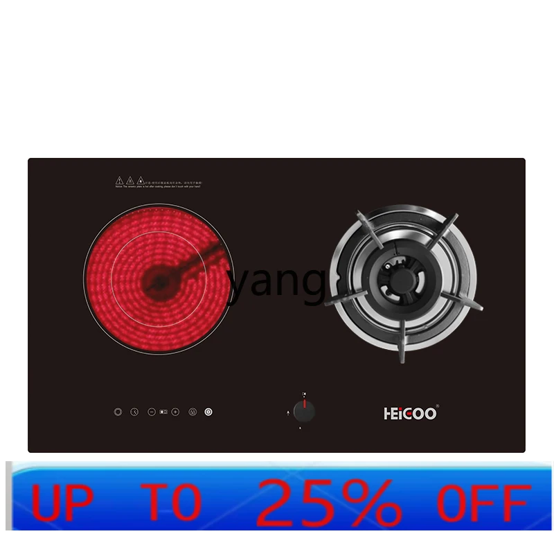 CX for Electric Cooktop as Well as Gas Stove Stove Embedded One Gas One Electric Ceramic Stove
CX for Electric Cooktop as Well as Gas Stove Stove Embedded One Gas One Electric Ceramic Stove