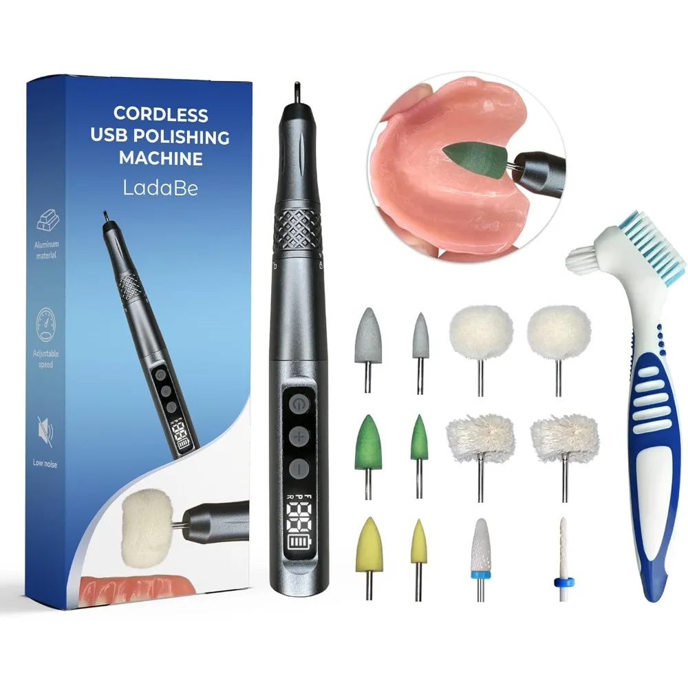 Cordless USB Polishing Machine 35000 RPM, Refine Edges, Remove Stains, Smooth Surfaces with Interchangeable Tips
Cordless USB Polishing Machine 35000 RPM, Refine Edges, Remove Stains, Smooth Surfaces with Interchangeable Tips