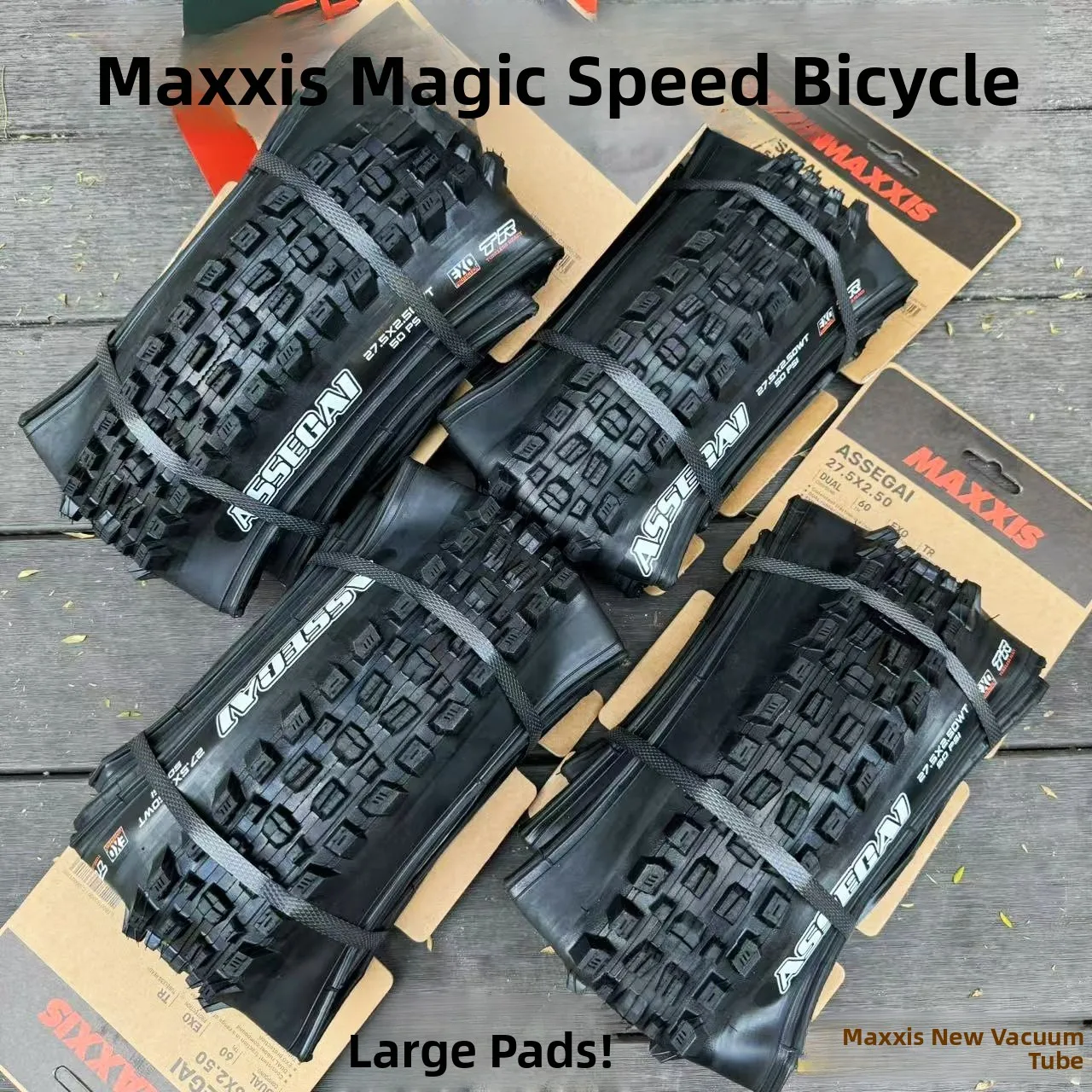 Maxxis Assegai Mountain Bike Outer Tire Vacuum Large Particle 27.5*2.5 DH/Enduro High Performance Cycling Equipment Accories 
Maxxis Assegai Mountain Bike Outer Tire Vacuum Large Particle 27.5*2.5 DH/Enduro High Performance Cycling Equipment Accories