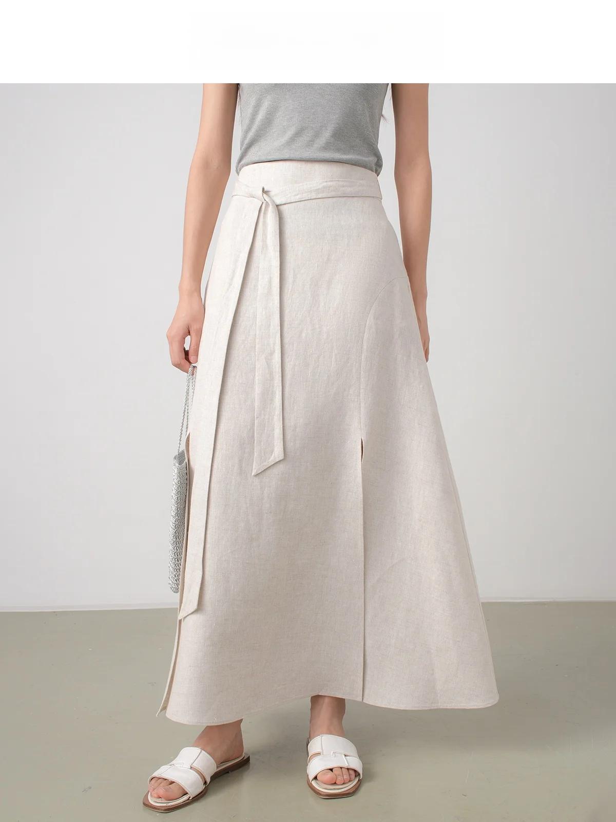 Льняная юбка-миди MovingGlow с поясом, бежевая, струящаяся, дышащая, стройнящая, простая длинная юбка для женщин, с завышенной талией, А-силуэт
Льняная юбка-миди MovingGlow с поясом, бежевая, струящаяся, дышащая, стройнящая, простая длинная юбка для женщин, с завышенной талией, А-силуэт