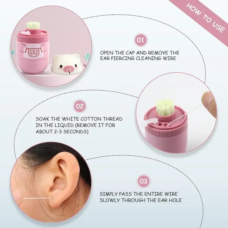 Disposable Ear Piercing Cleaning Line Aftercare Odor Removal Tool for Ear Hole & Earring Care Cleaner for Girls Women Men
Disposable Ear Piercing Cleaning Line Aftercare Odor Removal Tool for Ear Hole & Earring Care Cleaner for Girls Women Men